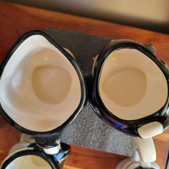 Vintage SIGMA TASTESETTER Japan Four Head Mugs Mens and Womens Hand Painted - Picture 5 of 12